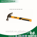 American Type Claw Hammer with Crude Steel Double Color TPR Plastic Coating Handle